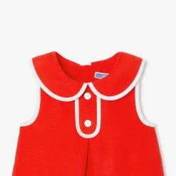 Robe sans manches bébé fille - tangerine