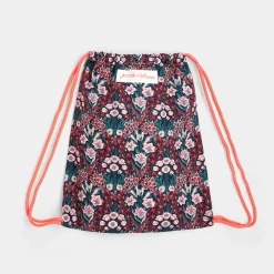 Sac à goûter en tissu Liberty - Jacadi x Tohana - marine/multicolore