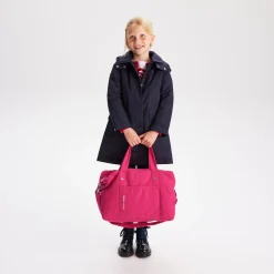 Sac à langer en coton canvas - rose fuschia