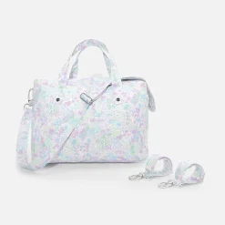 Sac à langer en tissu Liberty - blanc/multicolore