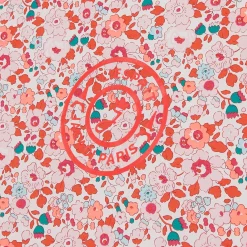 Sac cabas en tissu Liberty - rose/rouge