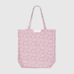 Sac tissu en tissu Liberty - Jacadi x Tohana - rose/gris
