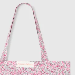 Sac tissu en tissu Liberty - Jacadi x Tohana - rose/gris
