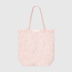 Sac tissu en tissu Liberty - Jacadi x Tohana - rose/blanc