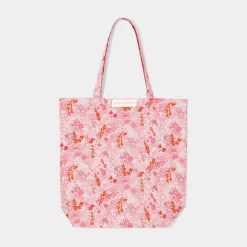 Sac tissu en tissu Liberty - Jacadi x Tohana - rose/rouge