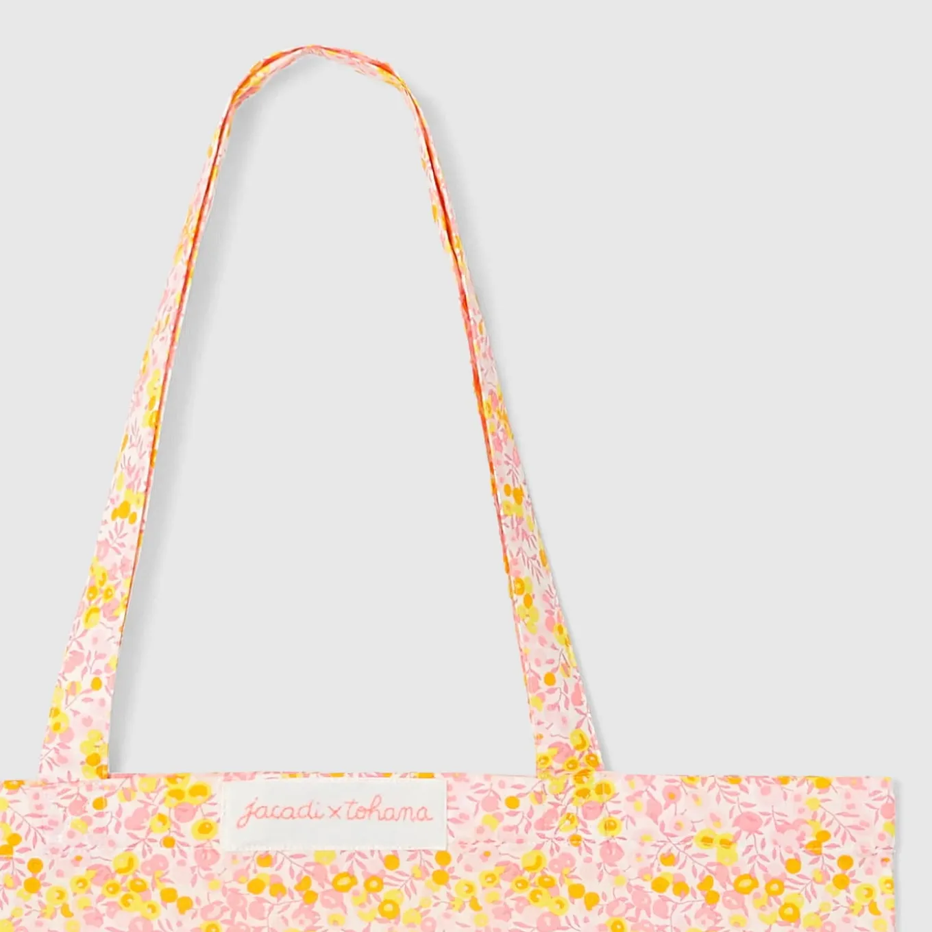 Sac tissu en tissu Liberty - Jacadi x Tohana - jaune/multicolore