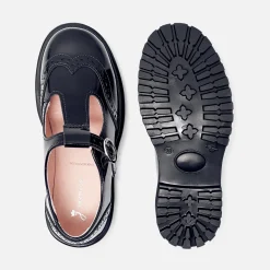 Salomés enfant fille en cuir verni - marine jacadi