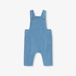 Salopette bébé en denim léger - chambray