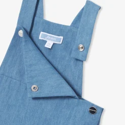 Salopette bébé en denim léger - chambray