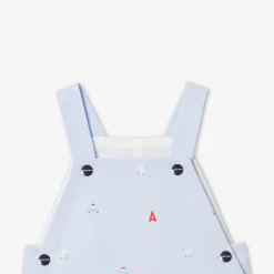 Salopette courte bébé garçon - bleu/multicolore