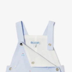 Salopette courte bébé garçon - bleu/multicolore