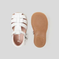 Sandales bébé fille - blanc jacadi