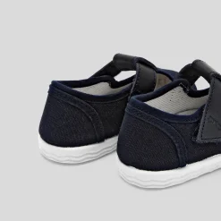 Sandalettes bébé garçon en toile - marine jacadi
