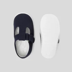 Sandalettes mixte en toile - marine jacadi