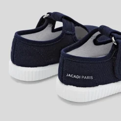 Sandalettes mixte en toile - marine jacadi