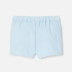 Short bébé fille en velours - nuage