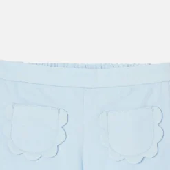 Short bébé fille en velours - nuage