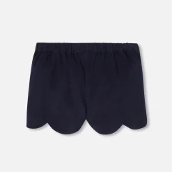 Short bébé fille en velours - marine jacadi