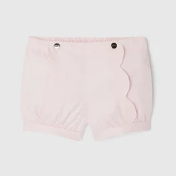 Short en twill bébé fille - rose poudre jacadi