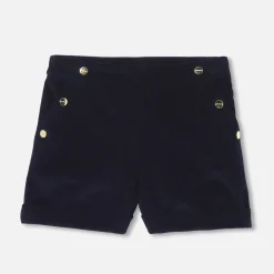 Short en velours enfant fille - marine jacadi