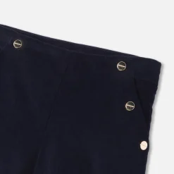 Short en velours enfant fille - marine jacadi
