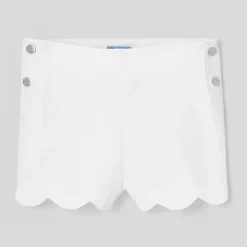 Short enfant fille en piqué de coton - blanc jacadi