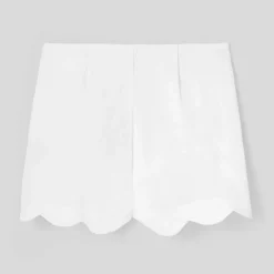 Short enfant fille en piqué de coton - blanc jacadi