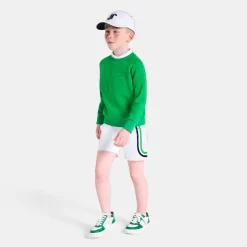 Short enfant garçon - blanc/vert