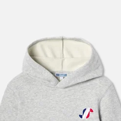 Sweat à capuche enfant - gris chine clair jacadi