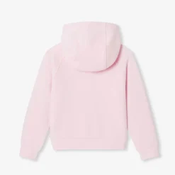 Sweat à capuche enfant fille - rose poudre jacadi
