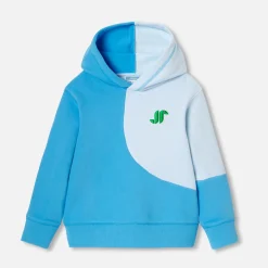 Sweat à capuche enfant garçon - bleu/multicolore