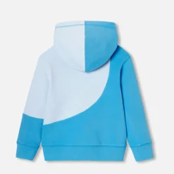 Sweat à capuche enfant garçon - bleu/multicolore