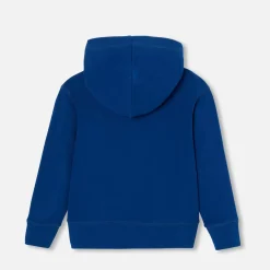 Sweat à capuche enfant garçon - bleu fonce