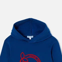 Sweat à capuche enfant garçon - bleu fonce