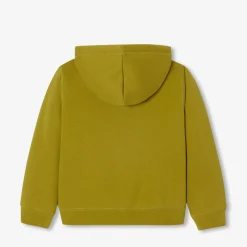 Sweat à capuche enfant garçon - vert lichen