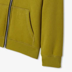 Sweat à capuche enfant garçon - vert lichen