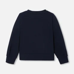 Sweat enfant fille en molleton - marine jacadi