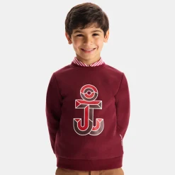 Sweat enfant garçon - rouge tomette