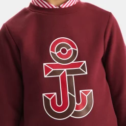Sweat enfant garçon - rouge tomette