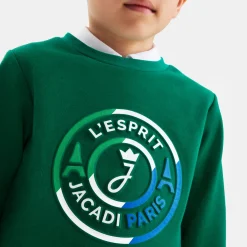 Sweat enfant garçon - vert fonce