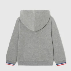 Sweat zippé enfant garçon - gris chine clair jacadi