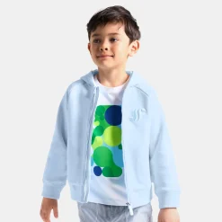 Sweat zippé enfant garçon à capuche - nuage