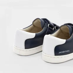 Tennis bébé garçon en cuir - marine jacadi