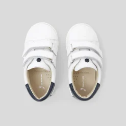 Tennis bébé garçon en cuir - blanc jacadi