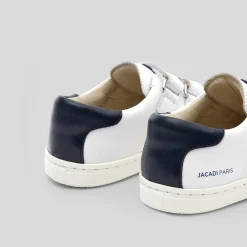 Tennis bébé garçon en cuir - blanc jacadi