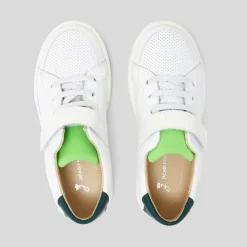 Tennis enfant - blanc/vert
