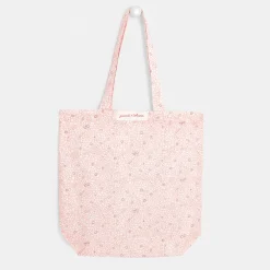 Tote bag en tissu Liberty - Jacadi x Tohana - rose/blanc