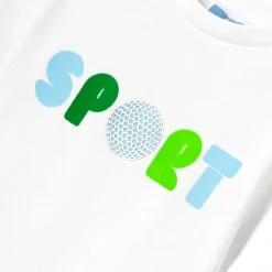 T-shirt bébé garçon en coton biologique - blanc jacadi