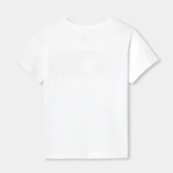 T-shirt enfant fille manches courtes - blanc jacadi