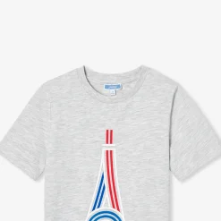 T-shirt imprimé enfant garçon - gris chine clair jacadi